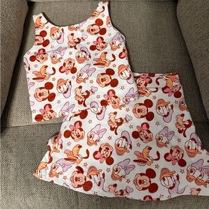 Disney Two Piece Athletic Set